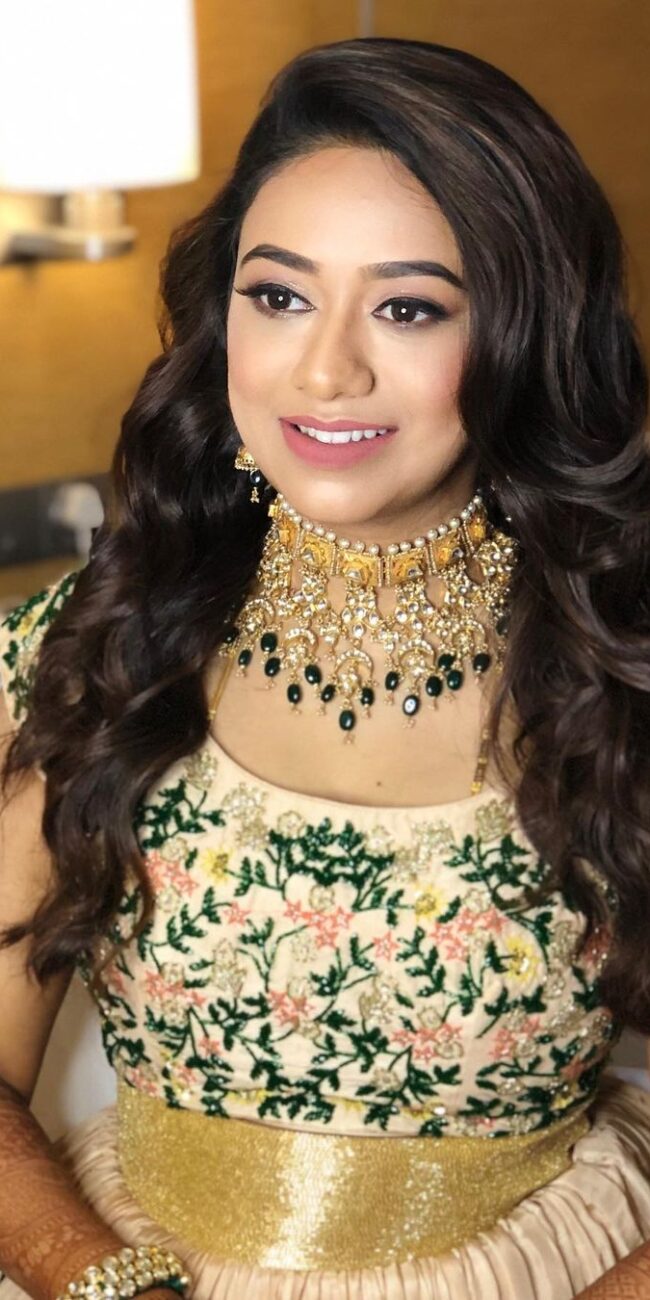 Bridal Reception Engagement Look Pune