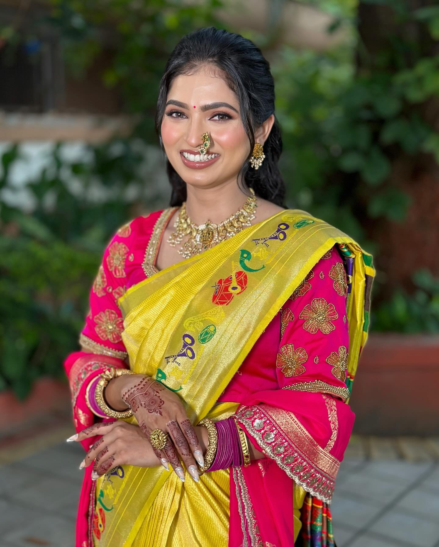 Marathi wedding bride makeup Mumbai