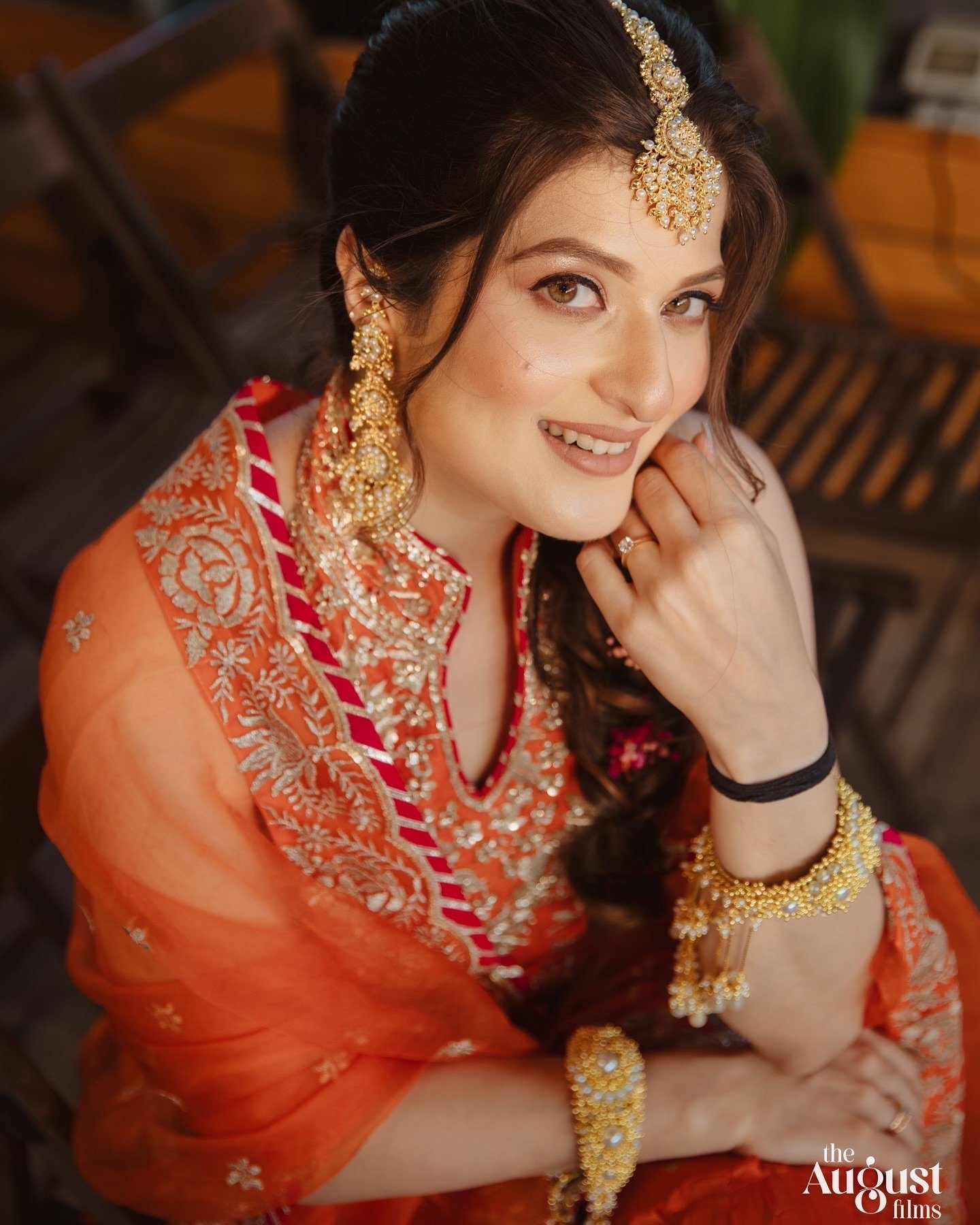 North Indian mehendi makeup by Tejaswini — bridal portfolio 5