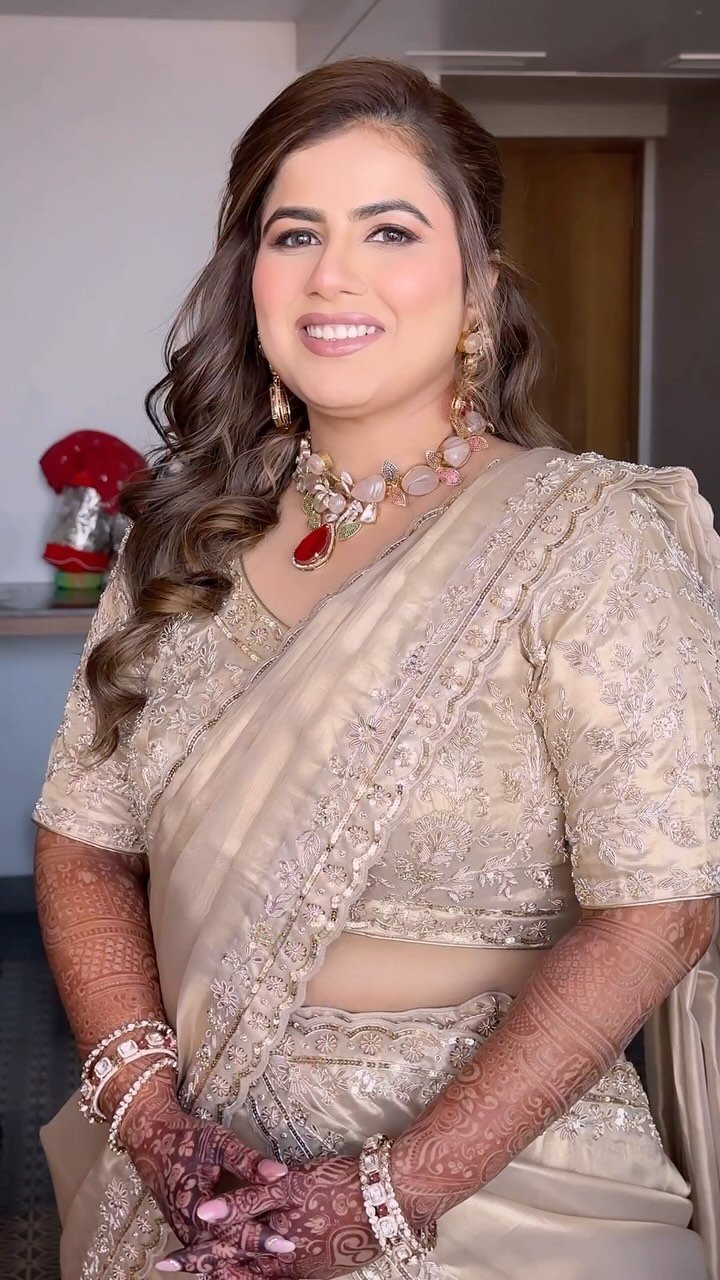 North Indian sangeet makeup by Tejaswini — bridal portfolio 17