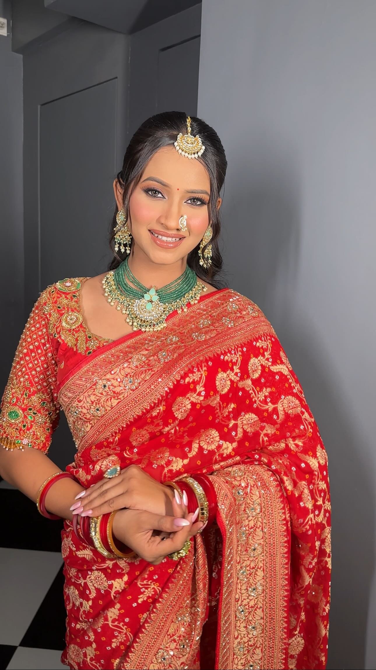 North Indian wedding makeup by Tejaswini — bridal portfolio 14