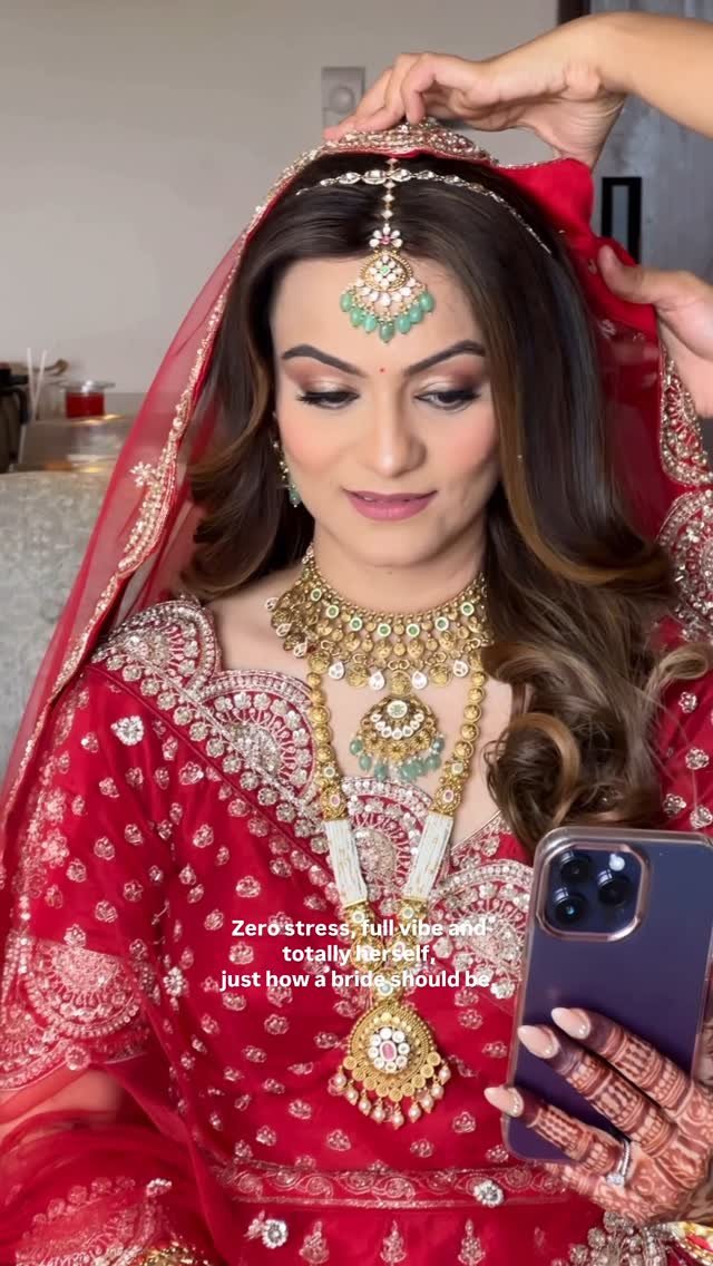 North Indian wedding makeup by Tejaswini — bridal portfolio 15