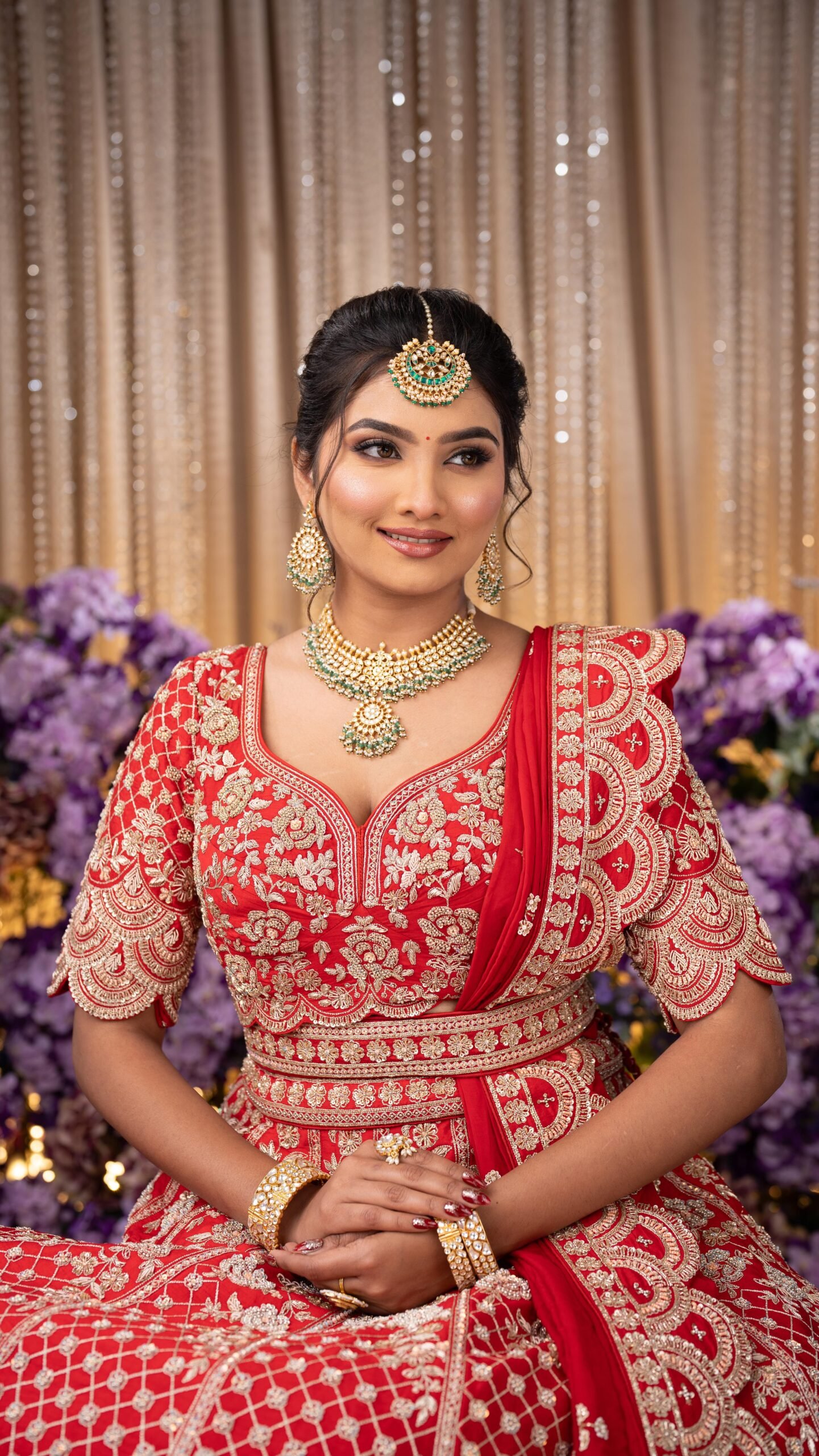 North Indian wedding makeup by Tejaswini — bridal portfolio 19