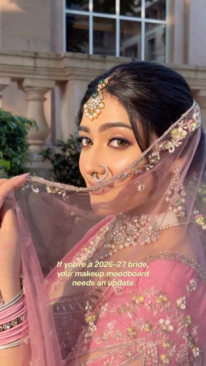 Engagement & pre-wedding makeup look by Tejaswini for an Indian wedding