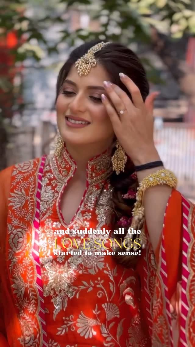 Punjabi mehendi makeup reel by Tejaswini Makeup Artist