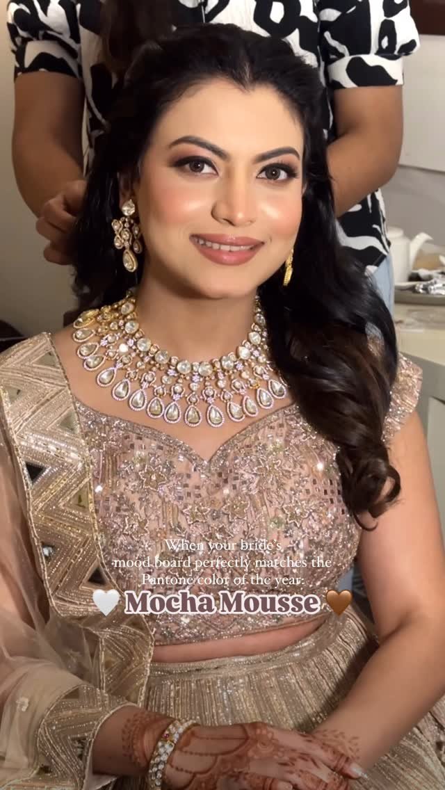 Punjabi reception makeup reel by Tejaswini Makeup Artist
