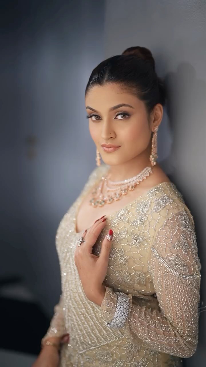North Indian sangeet makeup reel by Tejaswini Makeup Artist