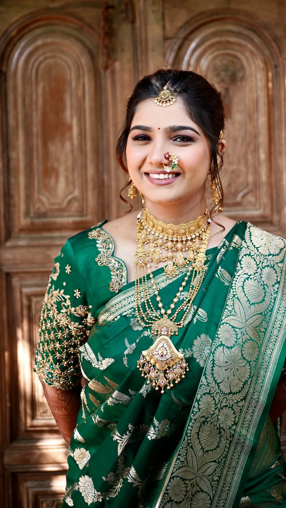 Marathi wedding makeup reel by Tejaswini Makeup Artist