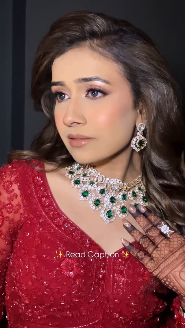 Bridal wedding makeup reel by Tejaswini Makeup Artist