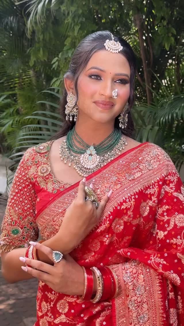Punjabi wedding makeup reel by Tejaswini Makeup Artist