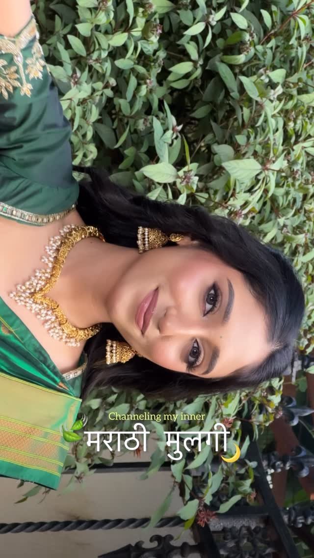 Marathi wedding makeup reel by Tejaswini Makeup Artist