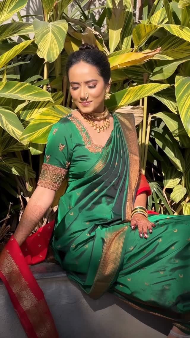 Marathi wedding makeup reel by Tejaswini Makeup Artist