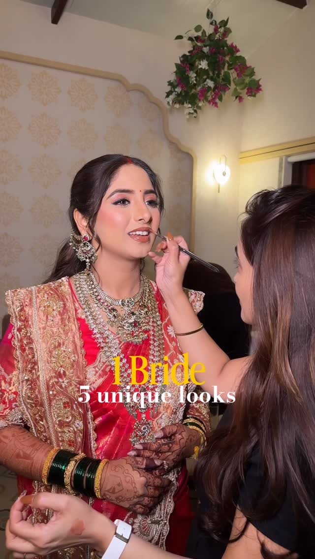 Marathi wedding makeup reel by Tejaswini Makeup Artist