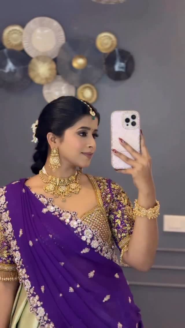 South Indian wedding makeup reel by Tejaswini Makeup Artist