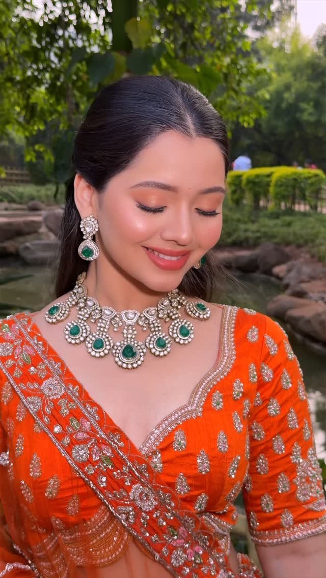 Punjabi wedding makeup reel by Tejaswini Makeup Artist