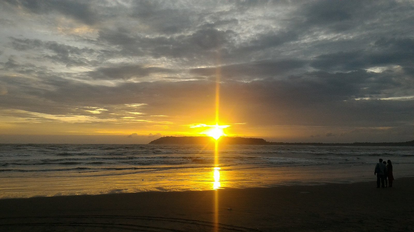 Sunset at Miramar, Panaji