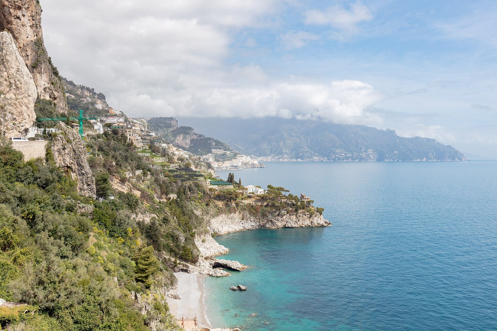 Conca dei Marini on the Amalfi Coast, home of Monastero Santa Rosa