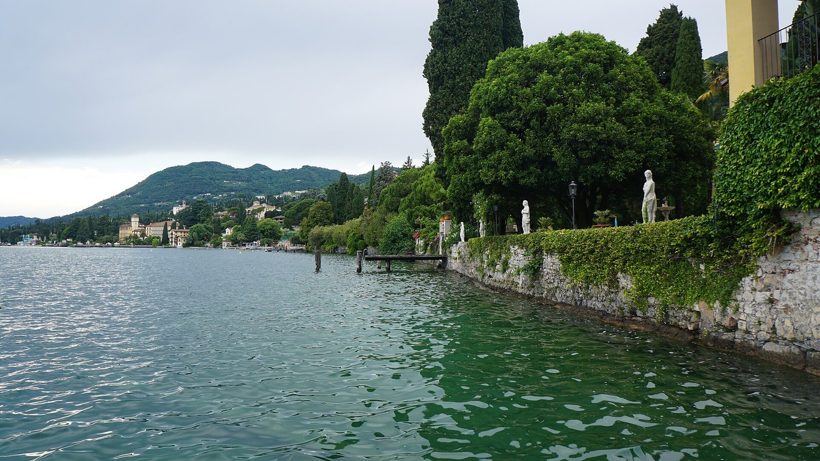 The lakeshore at Fasano, Gardone Riviera
