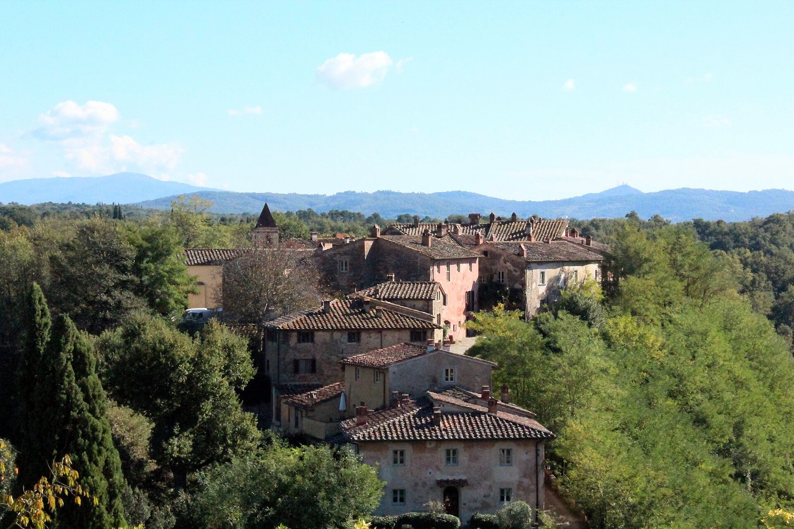 The Il Borro estate in the Valdarno