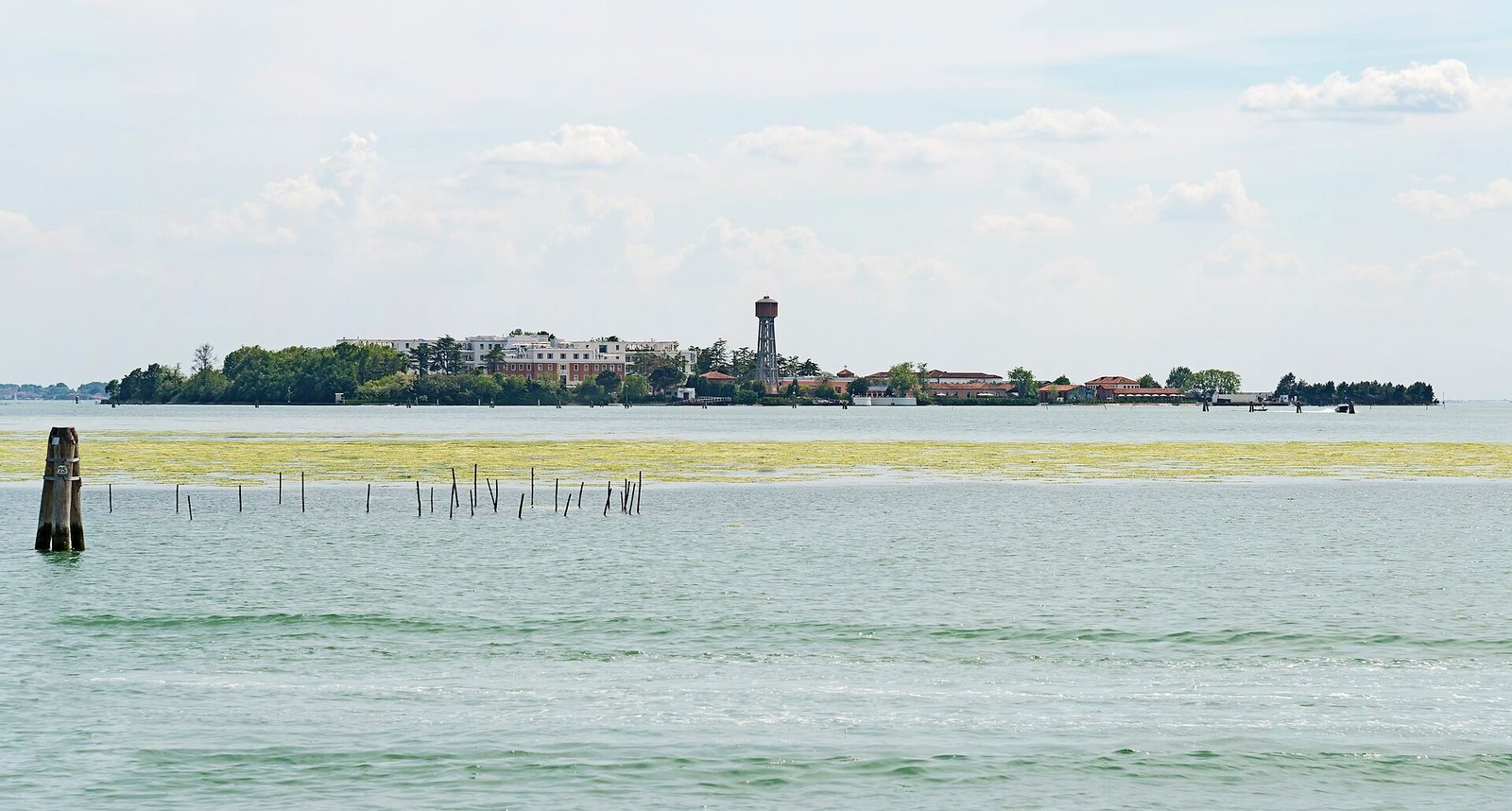 Isola delle Rose (Sacca Sessola) in the Venetian lagoon