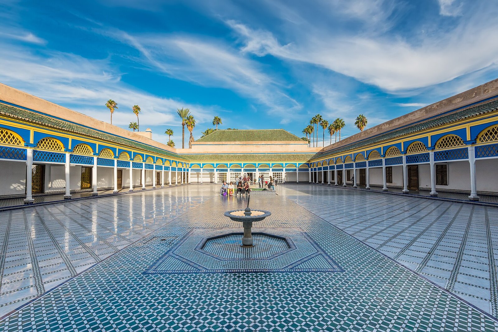 Bahia Palace — the great courtyard