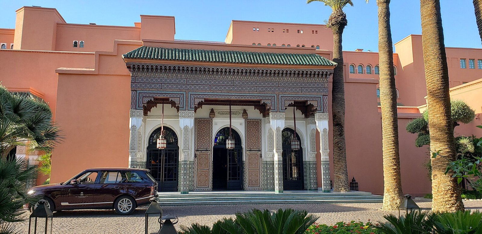 La Mamounia — the palace entrance