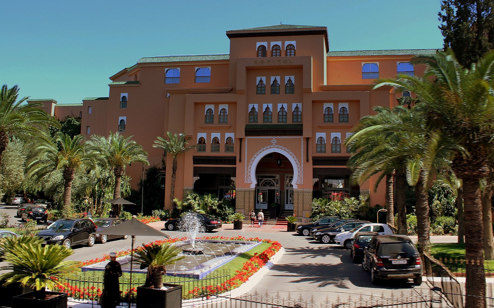 Sofitel Marrakech — the palace façade