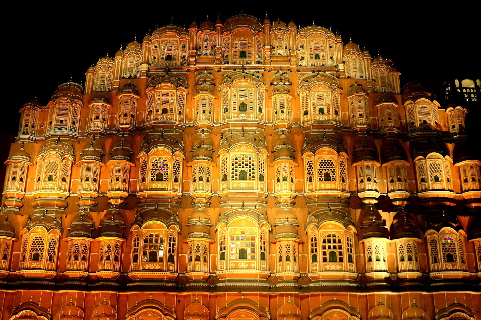 Hawa Mahal in Jaipur's old city, a short drive from Jai Mahal Palace