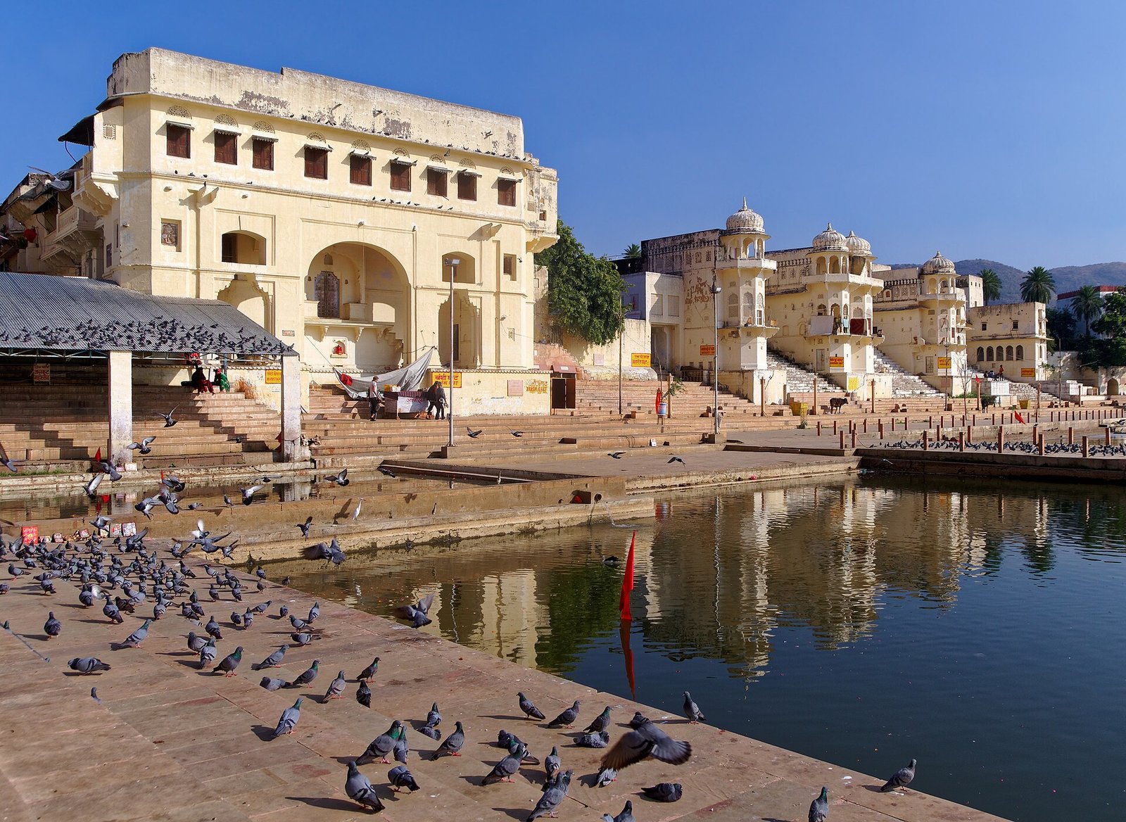 Ghats on Pushkar Lake