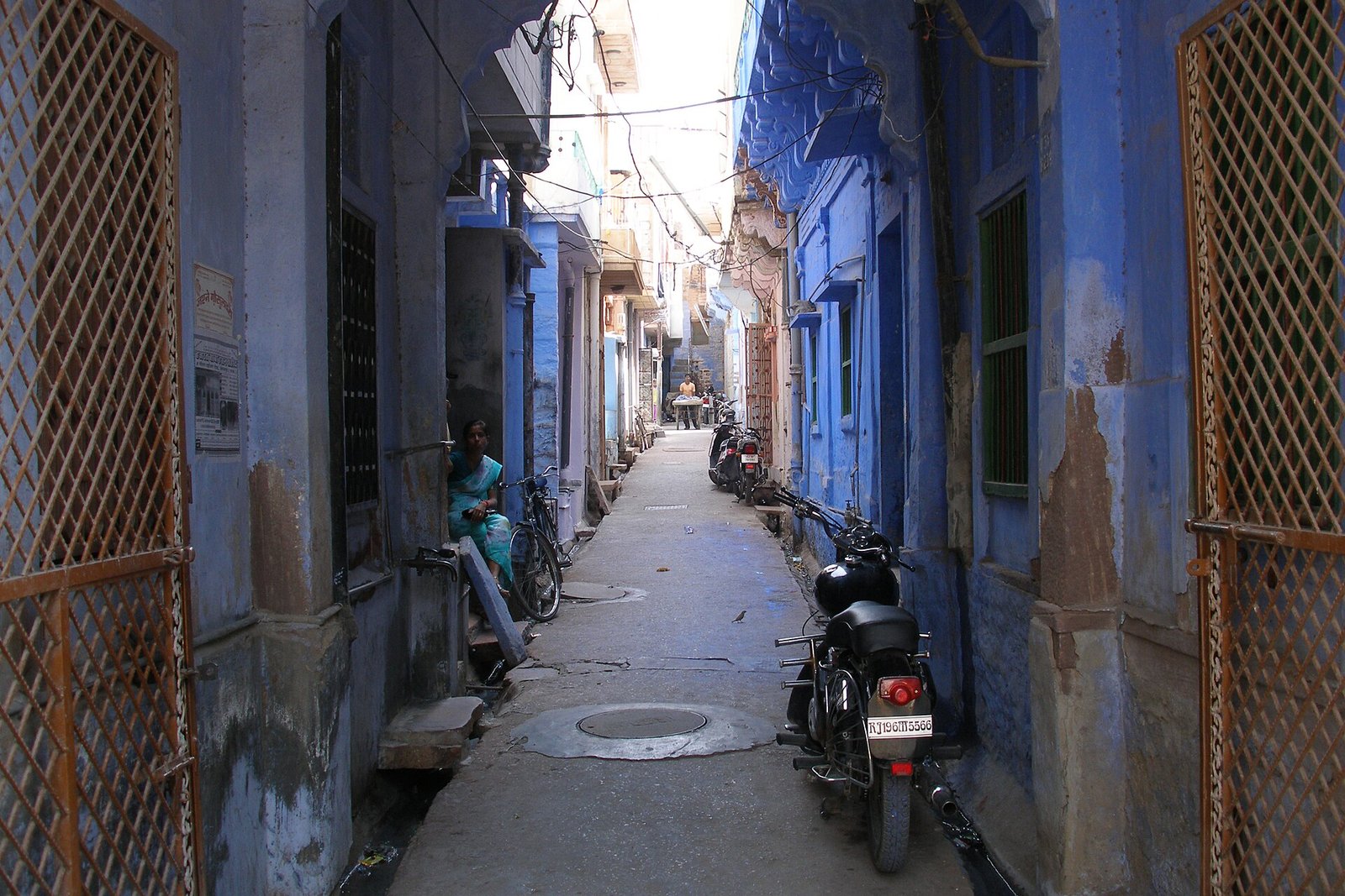 Blue houses of Jodhpur's old city, where RAAS stands