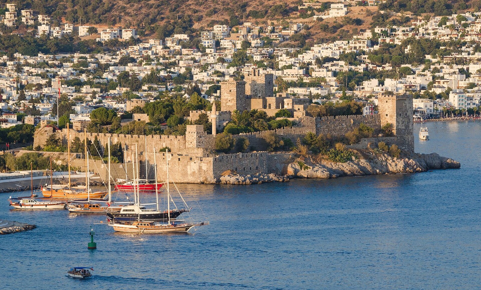 Bodrum Castle of St Peter above the harbour