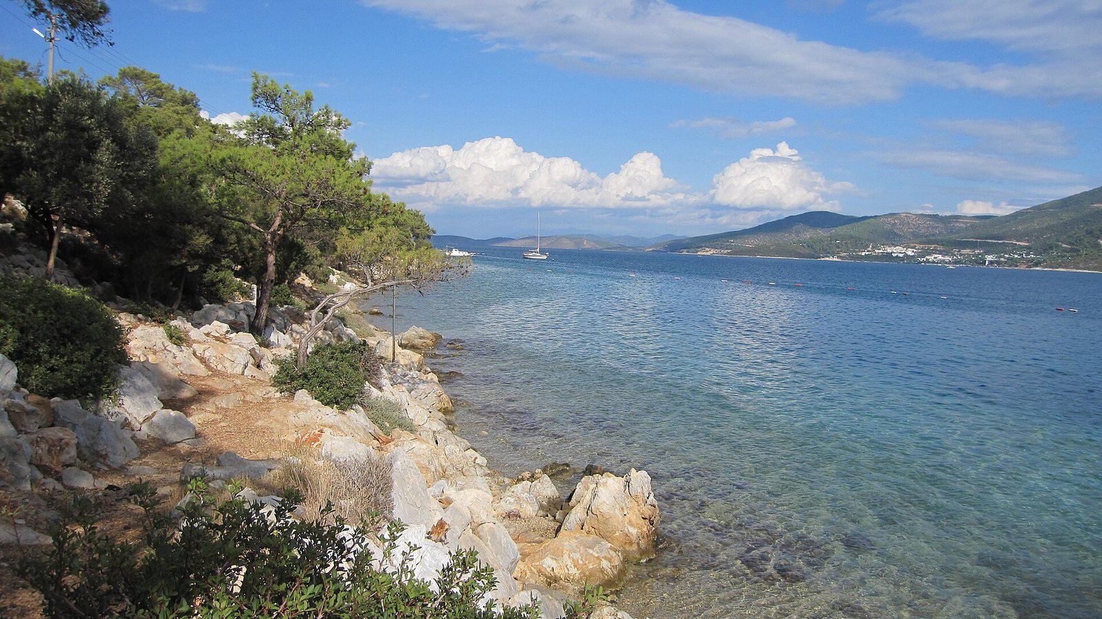 The Torba shoreline