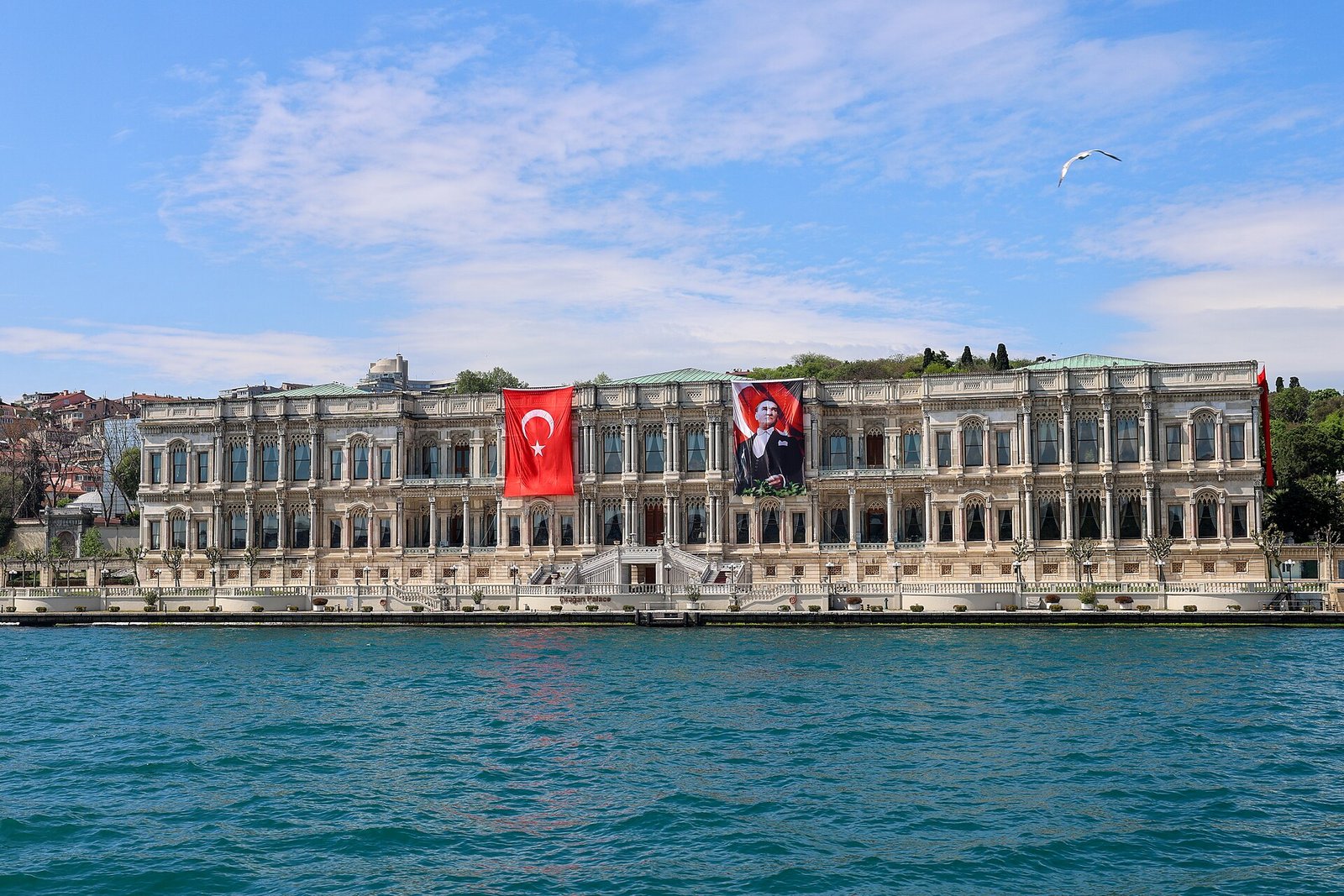Çırağan Palace from the Bosphorus