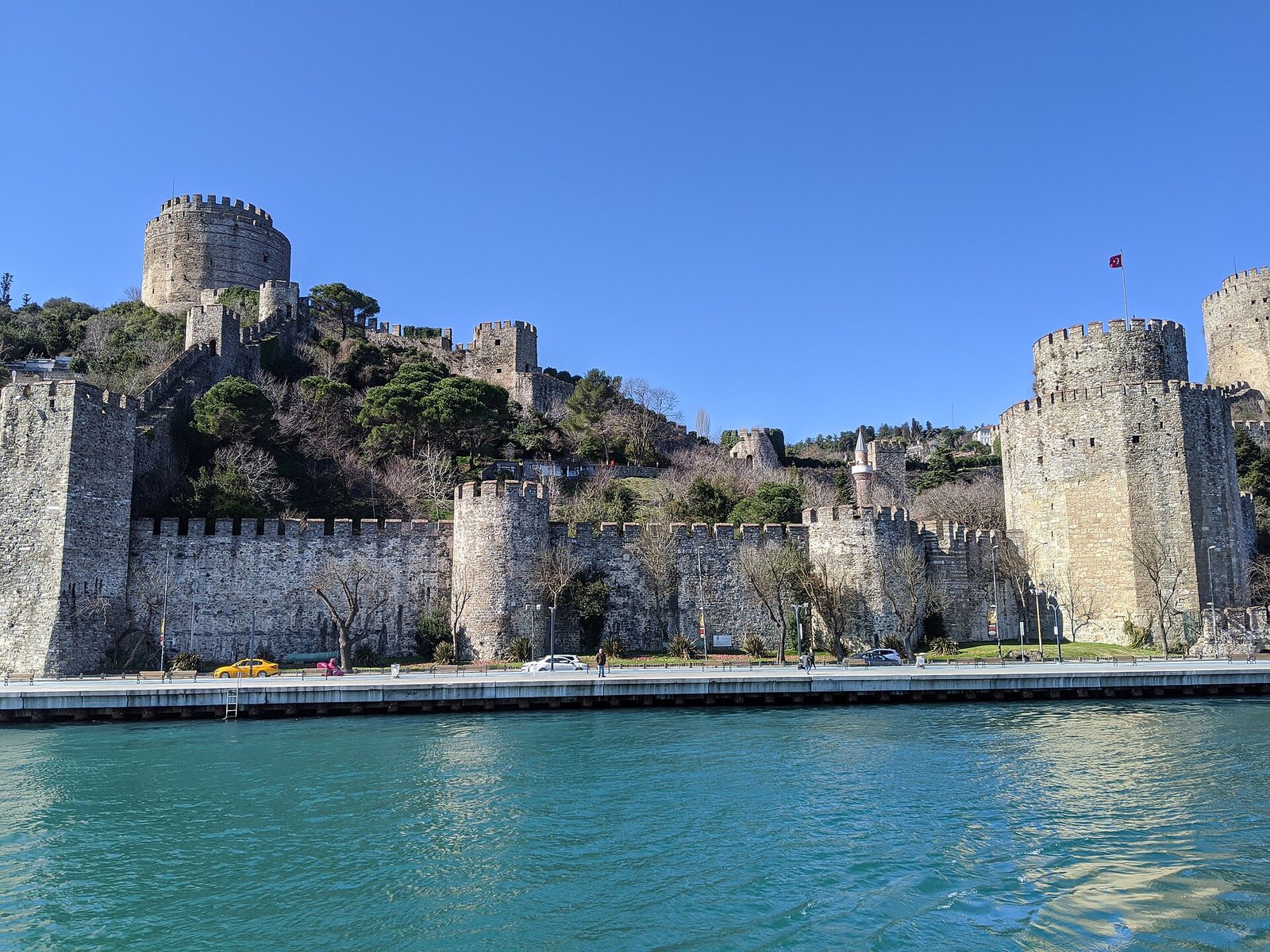 Rumeli Fortress from the water