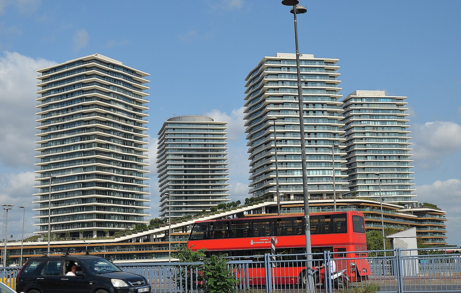 Zorlu Center towers in Beşiktaş